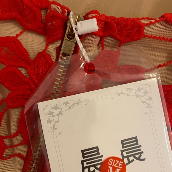 Red Lace Sundress - Picture 14 of 14